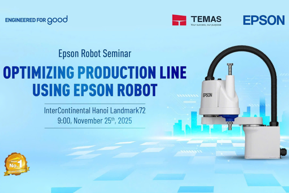 Hội thảo: Tối ưu hóa dây chuyền sản xuất bằng Robot Epson